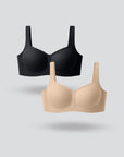 Square Neck Seamless Bra 2pcs