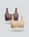 Plus Size Seamless Bra 2pcs
