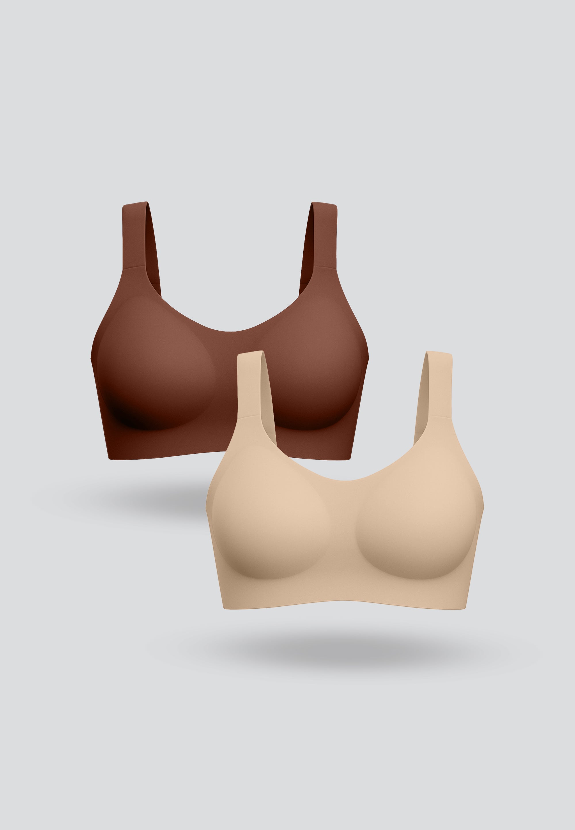 Plus Size Seamless Bra 2pcs