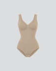 Sleeveless Plunge Bodysuit