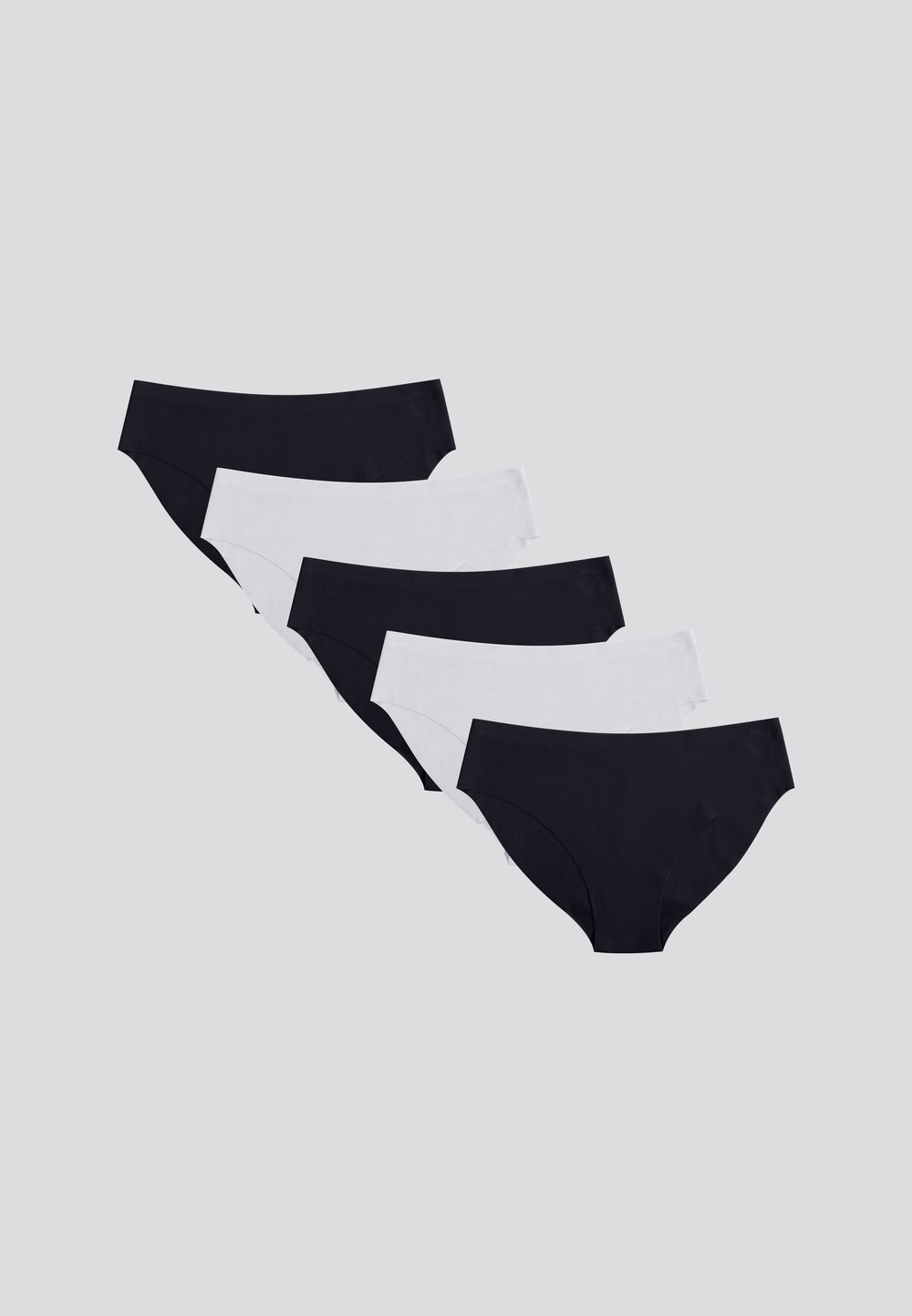 Cotton Seamless Hipster Panty 5pcs