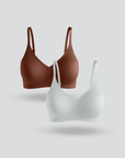 Seamless Non-Buckle Bra 2pcs