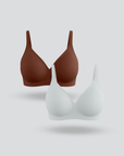 Seamless Buckle Bra 2pcs