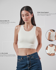 Bra Top with Built-In Pads- Single Pack