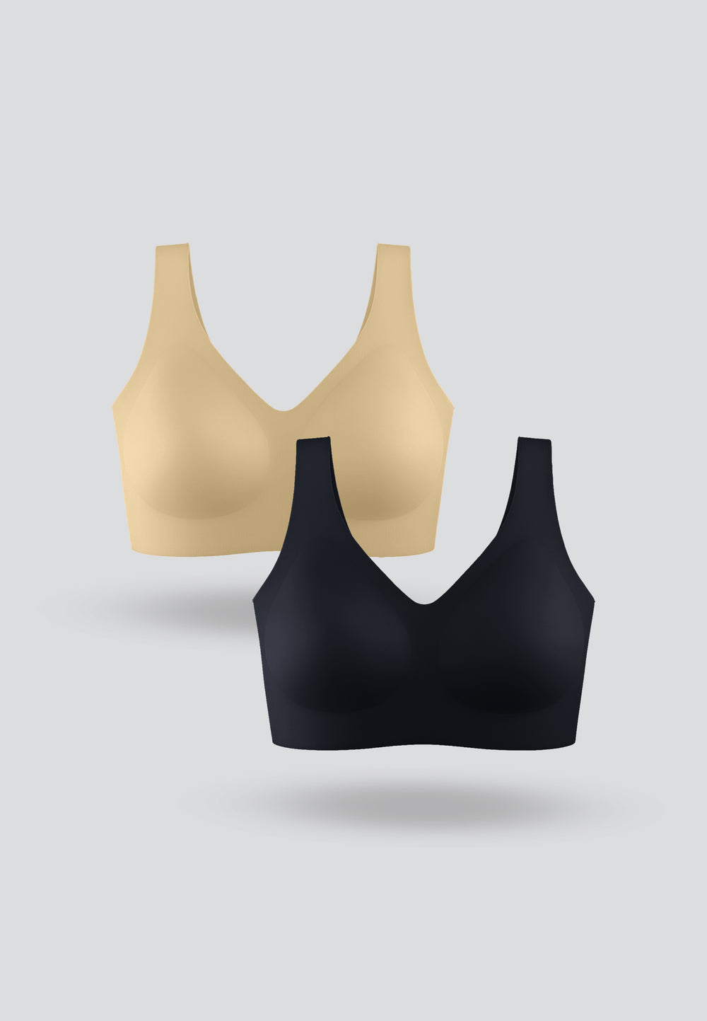 Seamless Vest Bra 2pcs