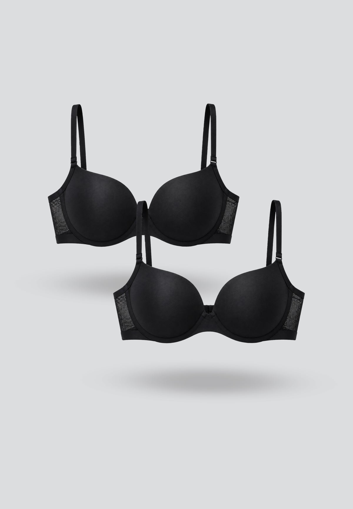 3D Push Up Mesh Bra 2pcs