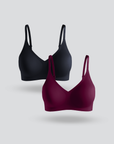 Seamless Non-Buckle Bra 2pcs