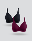 Seamless Buckle Bra 2pcs