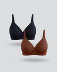 Seamless Buckle Bra 2pcs