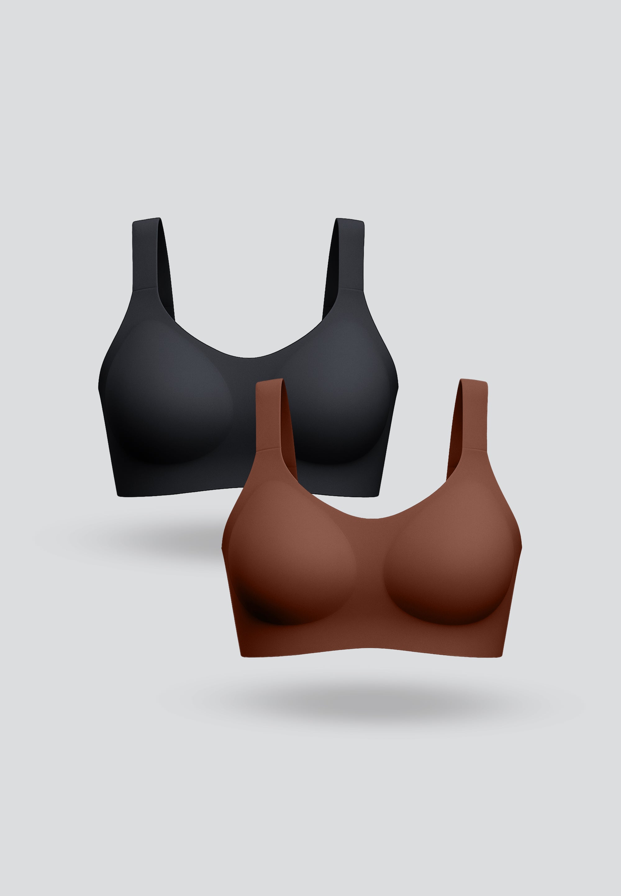 Plus Size Seamless Bra 2pcs