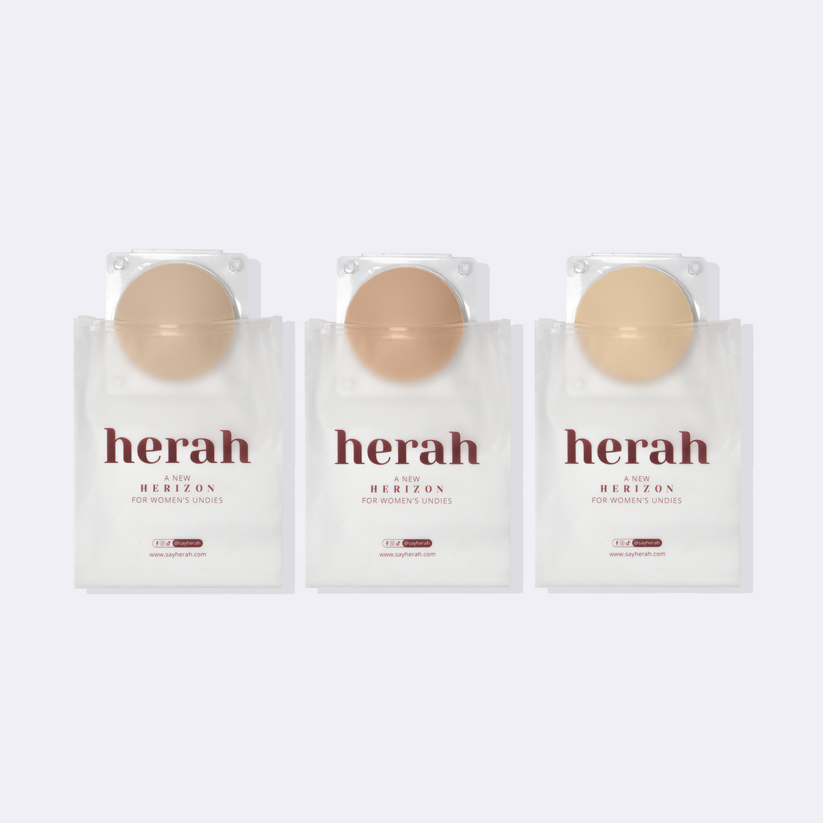 Non Adhesive Center Silicone Nipple Cover – Herah