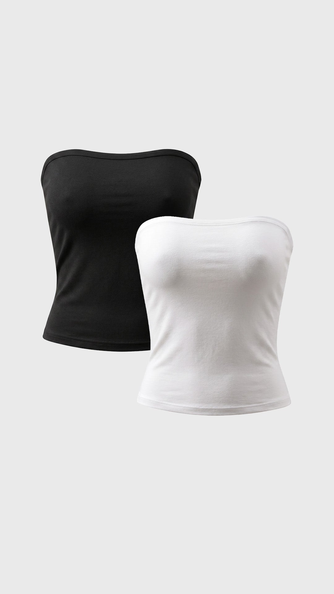 Double Lining Tube Top 2pcs