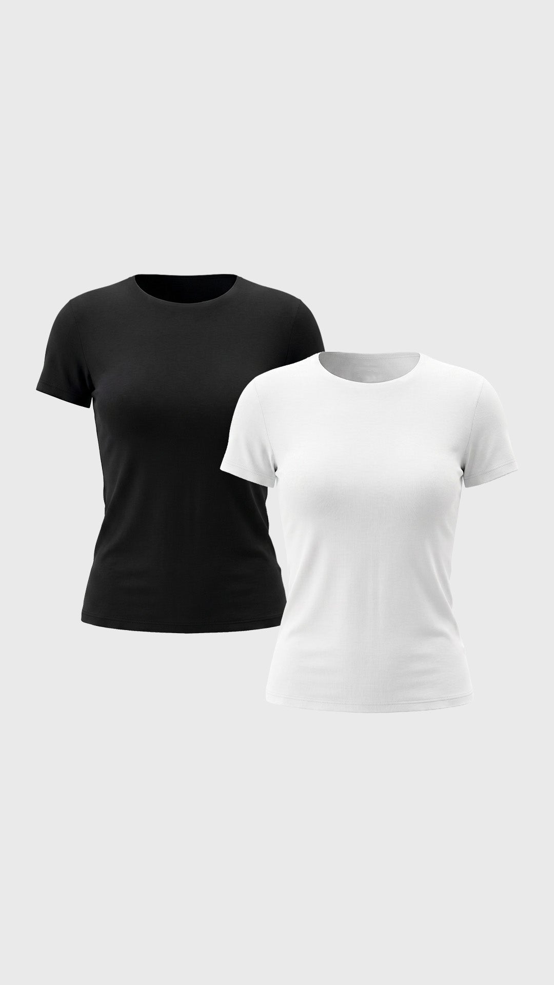 Short-Sleeve Double Lining T-Shirt 2pcs