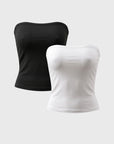 Double Lining Tube Top 2pcs