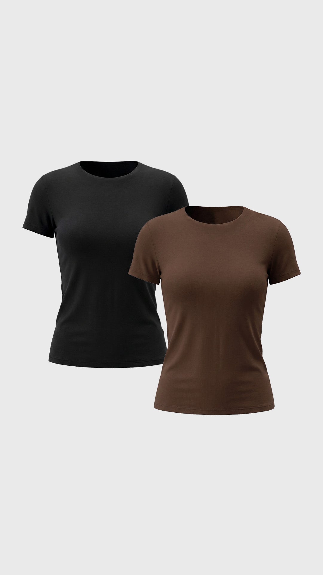 Short-Sleeve Double Lining T-Shirt 2pcs