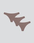 Ultra Thin Seamless Thong 3pcs