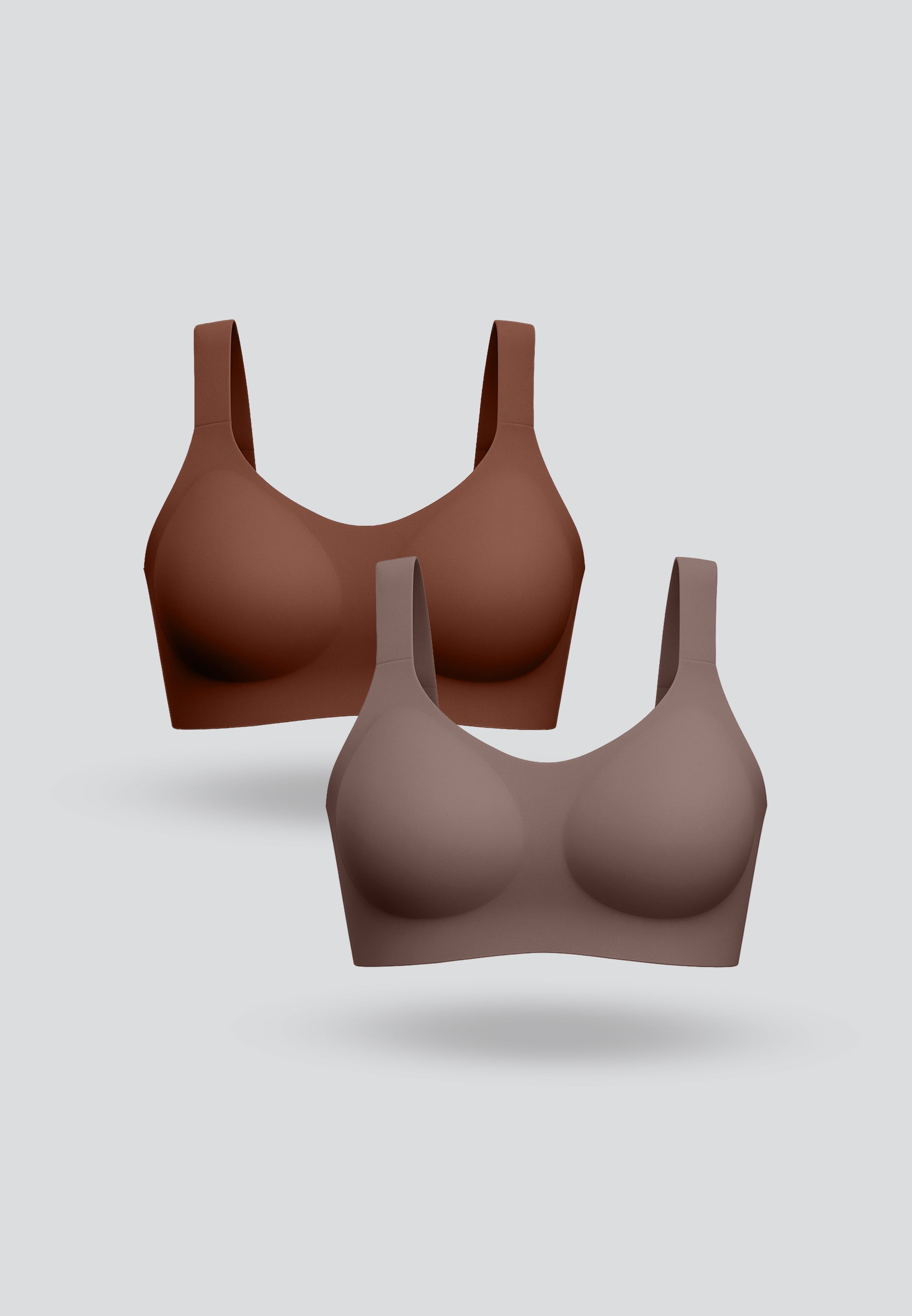 Plus Size Seamless Bra 2pcs