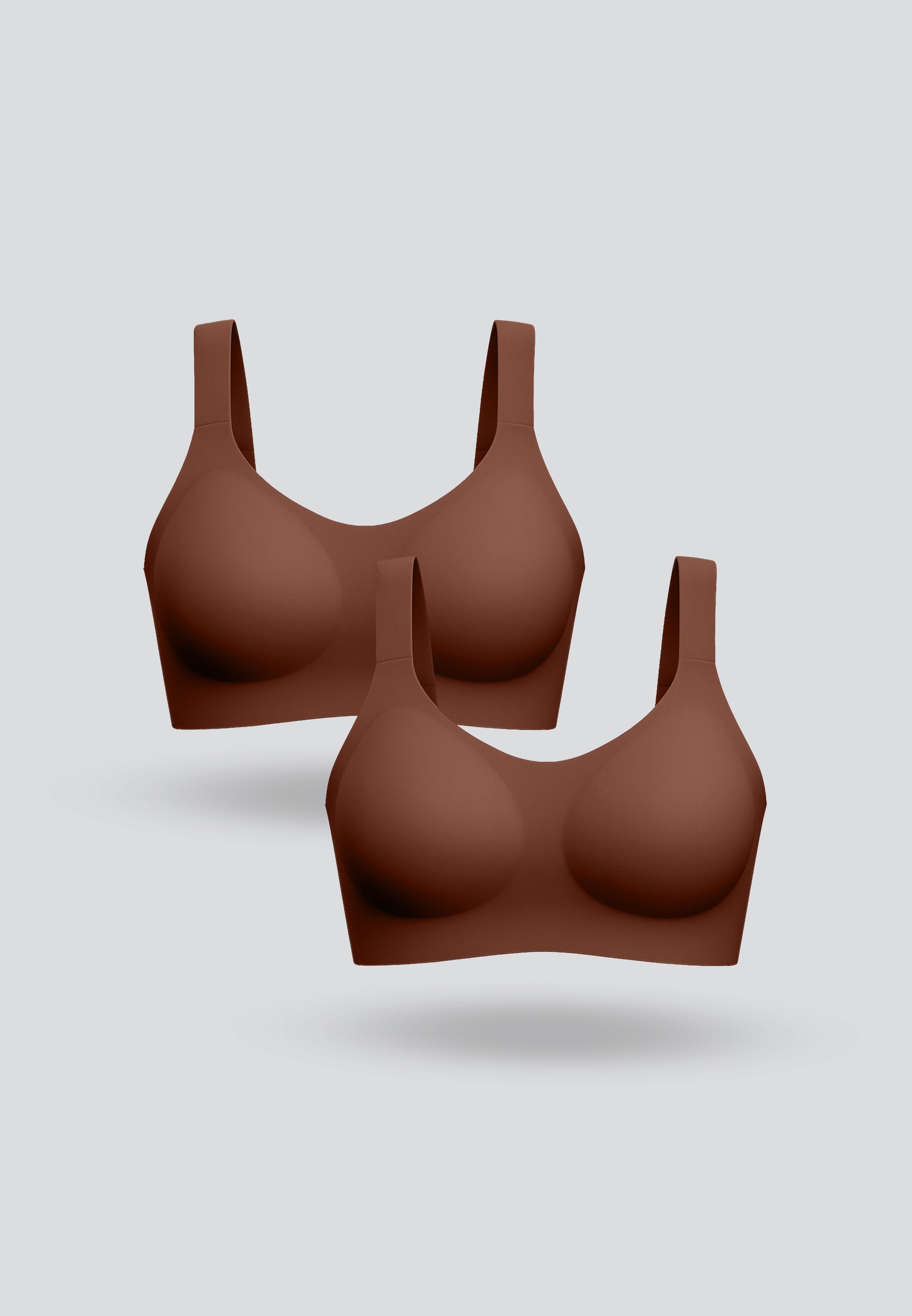 Plus Size Seamless Bra 2pcs