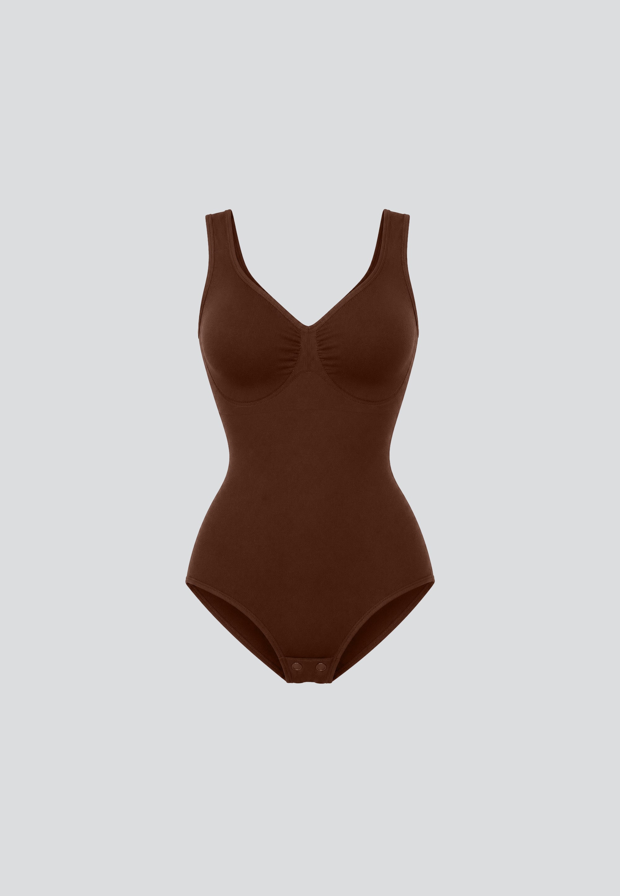 Sleeveless Plunge Bodysuit