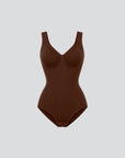 Sleeveless Plunge Bodysuit
