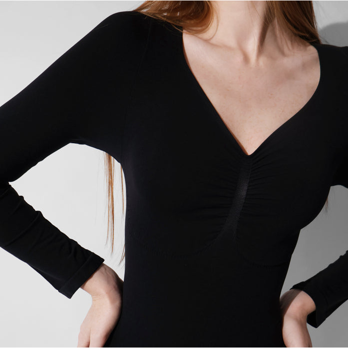 Plunge Long Sleeve Bodysuit