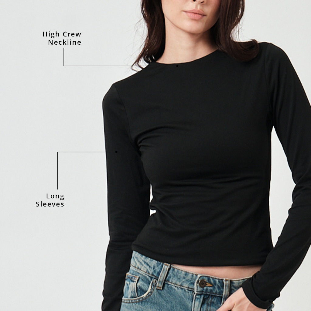 Long Sleeves Double Lining T-Shirt 2pcs