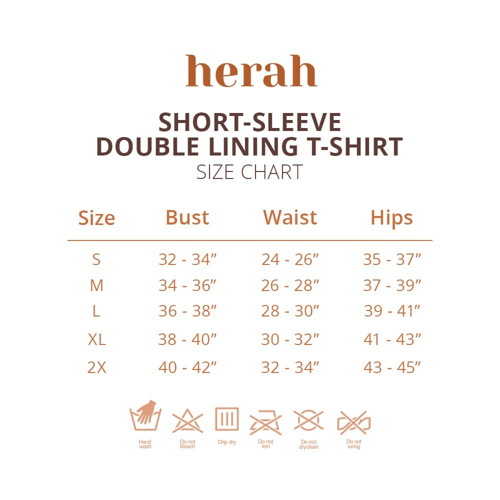 Short-Sleeve Double Lining T-Shirt 2pcs